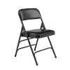 Flash Sale ???? Folding Chairs National Public Seating 1300 Series Premium Vinyl Upholstered Triple Brace Double Hinge Folding Chair, Black, 52 Pack (1310/52) ????