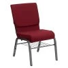 Deals ⭐ Stacking & Folding Chairs Flash Furniture HERCULES 18 1/2" Church Chairs W/Book Rack & Silver Vein Frame, Burgundy, 20/Pack ???? -Advantage Shop m000051202 s7