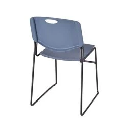 Best Sale ???? Stacking Chairs Regency Zeng Metal/Polypropylene Stack Chair, Blue (4400BE) ???? -Advantage Shop m004320865 s7
