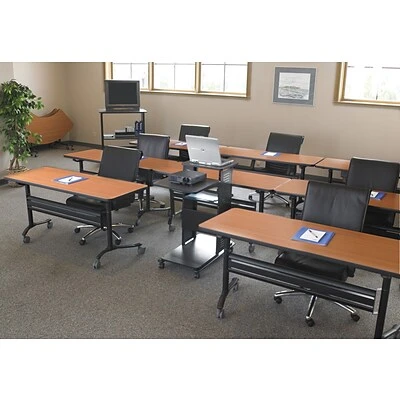 Flash Sale ???? Nesting Chairs Safco Valore Training Series Polyester High Back Nesting Chair, Black ???? 4 Flash Sale ???? Nesting Chairs Safco Valore Training Series Polyester High Back Nesting Chair, Black ???? - Image 2