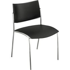 Budget ???? Stacking Chairs Safco® Escalate Series, Steel, Office, Black/Chrome, 4/Carton (ESC2B) ???? -Advantage Shop s0424070 s7