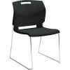 Best reviews of ???? Stacking Chairs Global Popcorn™ Plastic Stack Chair Without Arms, Asphalt Black, 4/Ct (TD6711-BLK) ????