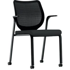 Cheap ✔️ Stacking Chairs HON Nucleus Mesh Accent Chair, Black (HONN606HCU10) ⌛