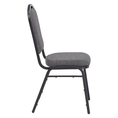 Hot Sale ???? National Public Seating Stacking Chairs NPS 9300 Series Deluxe Fabric Upholstered Stack Chair, Natural Graystone/Black Sandtex, 40 Pack (9362-BT/40) ❤️ 7 Hot Sale ???? National Public Seating Stacking Chairs NPS 9300 Series Deluxe Fabric Upholstered Stack Chair, Natural Graystone/Black Sandtex, 40 Pack (9362-BT/40) ❤️ - Image 5