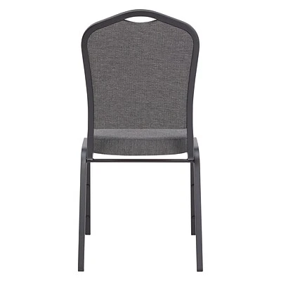Hot Sale ???? National Public Seating Stacking Chairs NPS 9300 Series Deluxe Fabric Upholstered Stack Chair, Natural Graystone/Black Sandtex, 40 Pack (9362-BT/40) ❤️ 6 Hot Sale ???? National Public Seating Stacking Chairs NPS 9300 Series Deluxe Fabric Upholstered Stack Chair, Natural Graystone/Black Sandtex, 40 Pack (9362-BT/40) ❤️ - Image 4