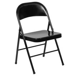 Promo ???? Folding Chairs Flash Furniture HERCULES Series Metal Folding Chair (BDF002BK) ????