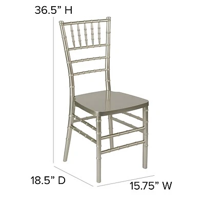 Promo ???? Folding & Stacking Chairs Flash Furniture HERCULES Series Resin Chiavari Chair, 2/Pk (2LECHAMP) ✨ 8 Promo ???? Folding & Stacking Chairs Flash Furniture HERCULES Series Resin Chiavari Chair, 2/Pk (2LECHAMP) ✨ - Image 6