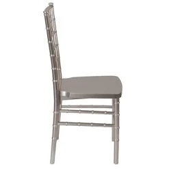 Flash Sale ???? Folding & Stacking Chairs Flash Furniture HERCULES Series Resin Chiavari Chair (LEPEWTER) ⌛ -Advantage Shop sp112116715 s7