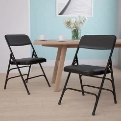 Cheapest ???? Folding & Stacking Chairs Flash Furniture HERCULES Series Vinyl Folding Chair, Black, 2/Pack (2HAMC309AVBK) ???? -Advantage Shop sp112116884 s7