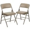 New ???? Folding & Stacking Chairs Flash Furniture HERCULES Series Vinyl Banquet/Reception Chair, Beige, 2/Pack (2HAMC309AVBGE) ⌛ -Advantage Shop sp116165008 s7