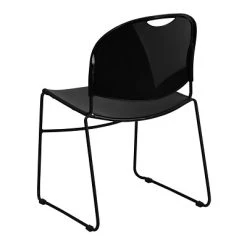 Cheapest ⌛ Stacking Chairs Flash Furniture HERCULES™ Plastic Ultra Compact Stack Chair, Black [RUT188BKCHR] ???? -Advantage Shop sp123068954 s7