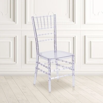 Top 10 ???? Stacking Chairs Flash Furniture Elegance Chiavari Plastic Stacking Chair, Clear/Crystal Ice (BH-ICE-CRYSTAL-GG) ???? 3 Top 10 ???? Stacking Chairs Flash Furniture Elegance Chiavari Plastic Stacking Chair, Clear/Crystal Ice (BH-ICE-CRYSTAL-GG) ???? - Image 2