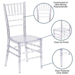 Top 10 ???? Stacking Chairs Flash Furniture Elegance Chiavari Plastic Stacking Chair, Clear/Crystal Ice (BH-ICE-CRYSTAL-GG) ???? 14 Top 10 ???? Stacking Chairs Flash Furniture Elegance Chiavari Plastic Stacking Chair, Clear/Crystal Ice (BH-ICE-CRYSTAL-GG) ???? -Advantage Shop sp124436406 s7