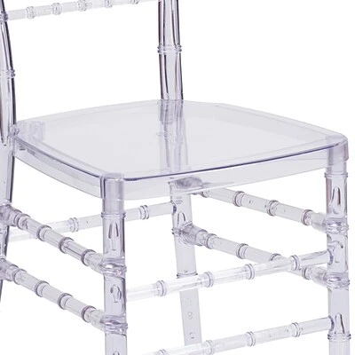 Top 10 ???? Stacking Chairs Flash Furniture Elegance Chiavari Plastic Stacking Chair, Clear/Crystal Ice (BH-ICE-CRYSTAL-GG) ???? 9 Top 10 ???? Stacking Chairs Flash Furniture Elegance Chiavari Plastic Stacking Chair, Clear/Crystal Ice (BH-ICE-CRYSTAL-GG) ???? - Image 8