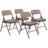 Best Pirce ???? National Public Seating NPS 2200 Series Fabric Padded Premium Folding Chairs, Russet Walnut, 4 Pack (2207/4) ⭐ -Advantage Shop sp130557472 s7