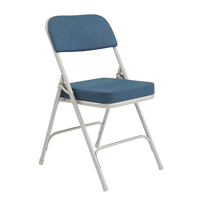 Best deal ???? National Public Seating NPS 3200 Series Premium 2" Fabric Padded Folding Chairs, Regal Blue/Gray, 2 Pack (3215/2) ✨ 4 Best deal ???? National Public Seating NPS 3200 Series Premium 2" Fabric Padded Folding Chairs, Regal Blue/Gray, 2 Pack (3215/2) ✨ - Image 2