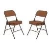 Brand new ???? National Public Seating NPS 3200 Series Premium 2" Fabric Padded Folding Chairs, Antique Gold/Brown, 2 Pack (3219/2) ⌛ 2 Brand new ???? National Public Seating NPS 3200 Series Premium 2" Fabric Padded Folding Chairs, Antique Gold/Brown, 2 Pack (3219/2) ⌛ -Advantage Shop sp130557554 s7