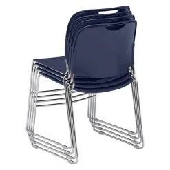 Hot Sale ???? National Public Seating Stacking Chairs NPS 8500 Series HI-Tech Ultra-Compact Plastic Seat/Back Stack Chair, Navy Blue/Chrome, 4 Pack (8505/4) ???? 12 Hot Sale ???? National Public Seating Stacking Chairs NPS 8500 Series HI-Tech Ultra-Compact Plastic Seat/Back Stack Chair, Navy Blue/Chrome, 4 Pack (8505/4) ???? -Advantage Shop sp130557599 s7