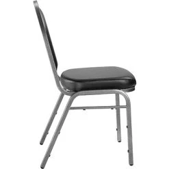 Flash Sale ???? National Public Seating Stacking Chairs NPS 9200 Series Dome-Back Vinyl Padded Stack Chair, Panther Black/Silvervein, 4 Pack (9210-SV/4) ✔️ 11 Flash Sale ???? National Public Seating Stacking Chairs NPS 9200 Series Dome-Back Vinyl Padded Stack Chair, Panther Black/Silvervein, 4 Pack (9210-SV/4) ✔️ -Advantage Shop sp130557661 s7