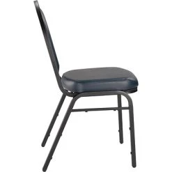 Buy ???? National Public Seating Stacking Chairs NPS 9200 Series Dome-Back Vinyl Padded Stack Chair, Midnight Blue/Black Sandtex (9204-BT) ???? 9 Buy ???? National Public Seating Stacking Chairs NPS 9200 Series Dome-Back Vinyl Padded Stack Chair, Midnight Blue/Black Sandtex (9204-BT) ???? -Advantage Shop sp130557809 s7