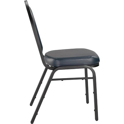 Buy ???? National Public Seating Stacking Chairs NPS 9200 Series Dome-Back Vinyl Padded Stack Chair, Midnight Blue/Black Sandtex (9204-BT) ???? 5 Buy ???? National Public Seating Stacking Chairs NPS 9200 Series Dome-Back Vinyl Padded Stack Chair, Midnight Blue/Black Sandtex (9204-BT) ???? - Image 3