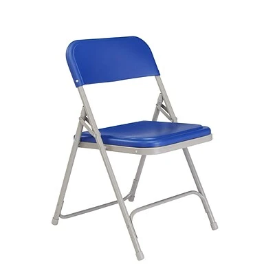 Cheap ???? National Public Seating NPS 800 Series Premium Light-Weight Plastic Folding Chairs, Blue/Gray, 4 Pack (805/4) ???? 4 Cheap ???? National Public Seating NPS 800 Series Premium Light-Weight Plastic Folding Chairs, Blue/Gray, 4 Pack (805/4) ???? - Image 2