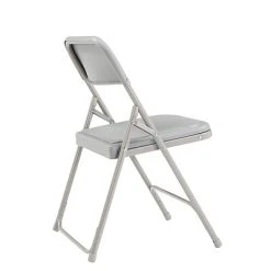 Discount ???? National Public Seating 800 Series Premium Lightweight Steel Frame Plastic Folding Chairs, Gray, 4 Pack (802/4) ???? -Advantage Shop sp130557886 s7