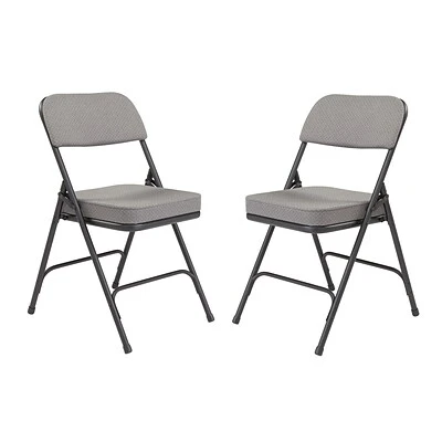Discount ✨ National Public Seating Folding Chairs NPS 3200 Series Fabric Armless Premium Folding Chair, Charcoal Gray, 2 Pack (3212/2) ???? 3 Discount ✨ National Public Seating Folding Chairs NPS 3200 Series Fabric Armless Premium Folding Chair, Charcoal Gray, 2 Pack (3212/2) ????