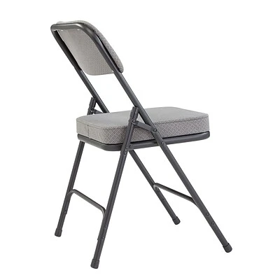 Discount ✨ National Public Seating Folding Chairs NPS 3200 Series Fabric Armless Premium Folding Chair, Charcoal Gray, 2 Pack (3212/2) ???? 6 Discount ✨ National Public Seating Folding Chairs NPS 3200 Series Fabric Armless Premium Folding Chair, Charcoal Gray, 2 Pack (3212/2) ???? - Image 4