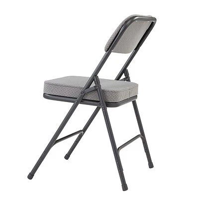 Discount ✨ National Public Seating Folding Chairs NPS 3200 Series Fabric Armless Premium Folding Chair, Charcoal Gray, 2 Pack (3212/2) ???? 7 Discount ✨ National Public Seating Folding Chairs NPS 3200 Series Fabric Armless Premium Folding Chair, Charcoal Gray, 2 Pack (3212/2) ???? - Image 5