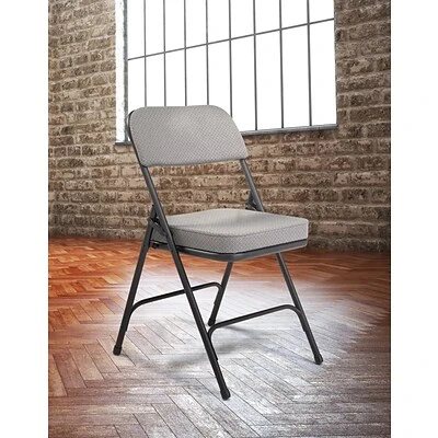 Discount ✨ National Public Seating Folding Chairs NPS 3200 Series Fabric Armless Premium Folding Chair, Charcoal Gray, 2 Pack (3212/2) ???? 10 Discount ✨ National Public Seating Folding Chairs NPS 3200 Series Fabric Armless Premium Folding Chair, Charcoal Gray, 2 Pack (3212/2) ???? - Image 8