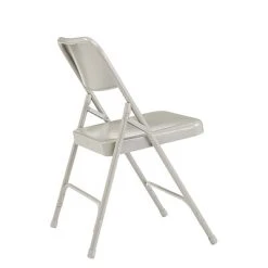 Outlet ???? National Public Seating Stacking & Folding Chairs NPS 200 Series All-Steel Armless Premium Folding Chair, Gray, 4/Pack (202/4) ???? -Advantage Shop sp130557982 s7