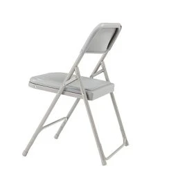Discount ???? National Public Seating 800 Series Premium Lightweight Steel Frame Plastic Folding Chairs, Gray, 4 Pack (802/4) ???? -Advantage Shop sp130558015 s7