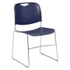 Buy ???? National Public Seating Stacking & Folding Chairs NPS 8500 Series Hi Tech Compact Stack Chair, Plastic, Navy Blue (8505) ???? -Advantage Shop sp130558023 s7