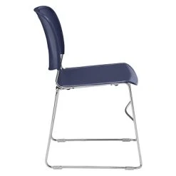 Buy ???? National Public Seating Stacking & Folding Chairs NPS 8500 Series Hi Tech Compact Stack Chair, Plastic, Navy Blue (8505) ???? -Advantage Shop sp130558025 s7