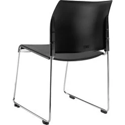 Hot Sale ❤️ National Public Seating Stacking Chairs NPS 8800 Series Stacking Chair, Black, 4 Pack (8810-11-10/4) ???? -Advantage Shop sp130558057 s7