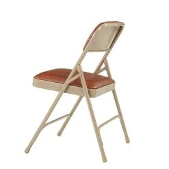 Cheapest ???? National Public Seating NPS 1200 Series Vinyl Padded Premium Folding Chairs, Honey Brown/Beige, 100 Pack (1203/100) ⌛ -Advantage Shop sp130564012 s7