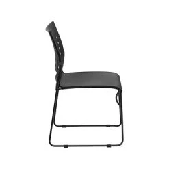 New ❤️ Stacking & Folding Chairs Flash Furniture Hercules Plastic Stacking Chair, Black, 5/Pack (5RUT2BK) ???? -Advantage Shop sp130857013 s7