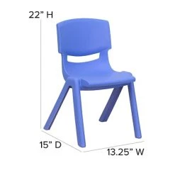 Flash Sale ???? Stacking & Folding Chairs Flash Furniture Plastic Student Stacking Chair, Blue, 2-Pieces (2YUYCX002BLUE) ???? -Advantage Shop sp133536420 s7