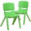 Best reviews of ???? Stacking & Folding Chairs Flash Furniture Plastic Student Stacking Chair, Green, 2-Pieces (2YUYCX002GREEN) ⌛ -Advantage Shop sp133536526 s7