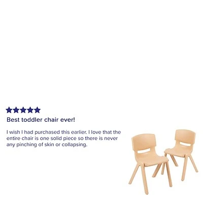 Flash Sale ✔️ Stacking & Folding Chairs Flash Furniture Plastic Student Stacking Chair, Natural, 2-Pieces (2YUYCX004NAT) ???? 7 Flash Sale ✔️ Stacking & Folding Chairs Flash Furniture Plastic Student Stacking Chair, Natural, 2-Pieces (2YUYCX004NAT) ???? - Image 5