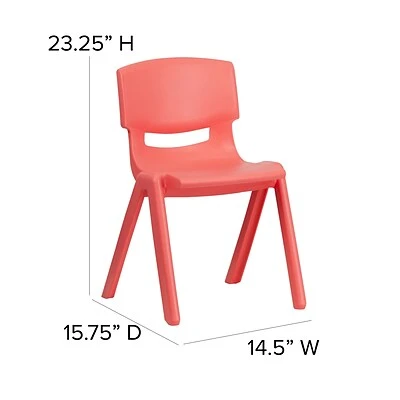 Deals ???? Stacking & Folding Chairs Flash Furniture Plastic Student Stacking Chair, Red, 2-Pieces (2YUYCX004RED) ???? 9 Deals ???? Stacking & Folding Chairs Flash Furniture Plastic Student Stacking Chair, Red, 2-Pieces (2YUYCX004RED) ???? - Image 7