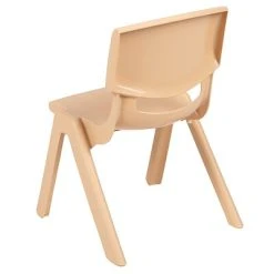 Outlet ✔️ Stacking & Folding Chairs Flash Furniture Plastic Student Stacking Chair, Natural, 2-Pieces (2YUYCX002NAT) ???? -Advantage Shop sp133536714 s7