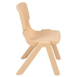 Outlet ✔️ Stacking & Folding Chairs Flash Furniture Plastic Student Stacking Chair, Natural, 2-Pieces (2YUYCX002NAT) ???? -Advantage Shop sp133536719 s7