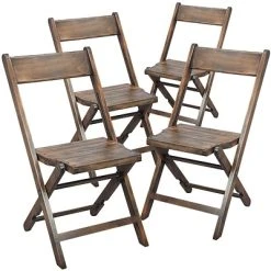 Deals ???? Stacking & Folding Chairs Flash Furniture Wood Student Stacking Chair, Antique Black, 4-Pieces (4WFCSLATAB) ????