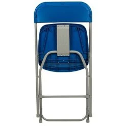 Cheapest ⌛ Stacking & Folding Chairs Flash Furniture HERCULES Premium Catering Events/Game Night/School/Wedding/Barbecue Stacking & Folding Chair, Blue/Gray ???? -Advantage Shop sp134505374 s7