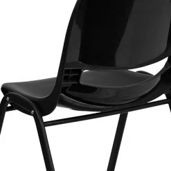 Deals ???? Stacking Chairs Flash Furniture HERCULES Plastic Shell Stack Chair, Black (RUT-EO1-BK-GG) ???? -Advantage Shop sp134594363 s7