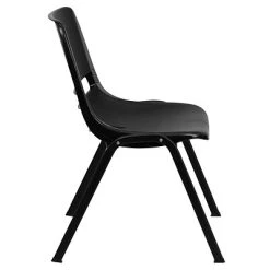 Deals ???? Stacking Chairs Flash Furniture HERCULES Plastic Shell Stack Chair, Black (RUT-EO1-BK-GG) ???? -Advantage Shop sp134594386 s7