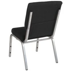 Discount ???? Stacking Chairs Flash Furniture HERCULES™ Fabric Stacking Church Chair, Black, Silver Vein Frame (XUCH60096BKSV) ???? 17 Discount ???? Stacking Chairs Flash Furniture HERCULES™ Fabric Stacking Church Chair, Black, Silver Vein Frame (XUCH60096BKSV) ???? -Advantage Shop sp134594451 s7