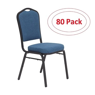 Discount ???? National Public Seating Stacking Chairs NPS 9300 Series Deluxe Fabric Upholstered Stack Chair, Natural Blue/Black Sandtex, 80 Pack (9374-BT/80) ⌛ 3 Discount ???? National Public Seating Stacking Chairs NPS 9300 Series Deluxe Fabric Upholstered Stack Chair, Natural Blue/Black Sandtex, 80 Pack (9374-BT/80) ⌛